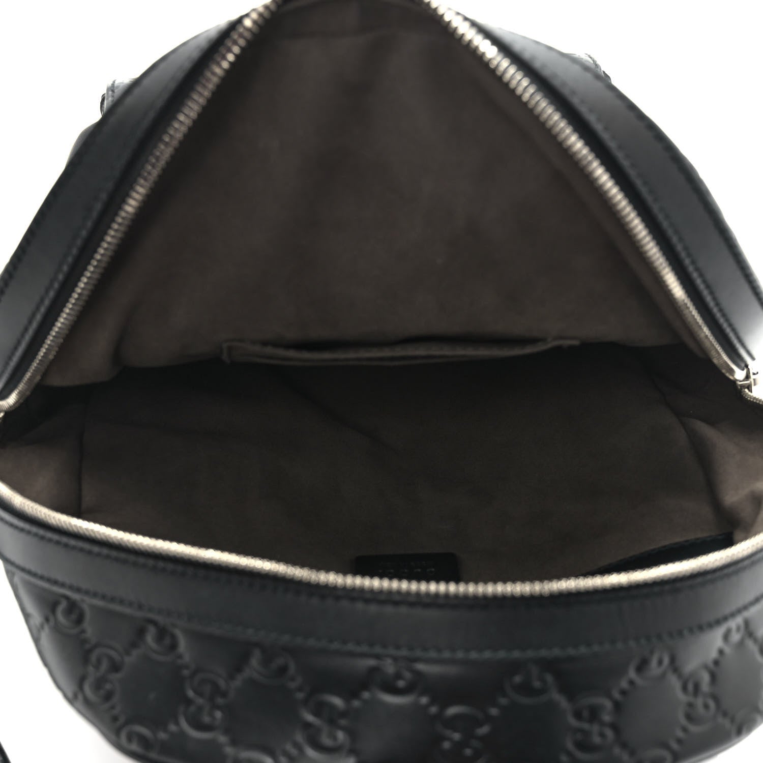 Gucci Guccissima Signature Small Day Backpack Black 5 of 9
