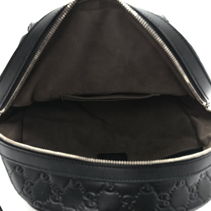 Gucci Guccissima Signature Small Day Backpack Black 5 of 9