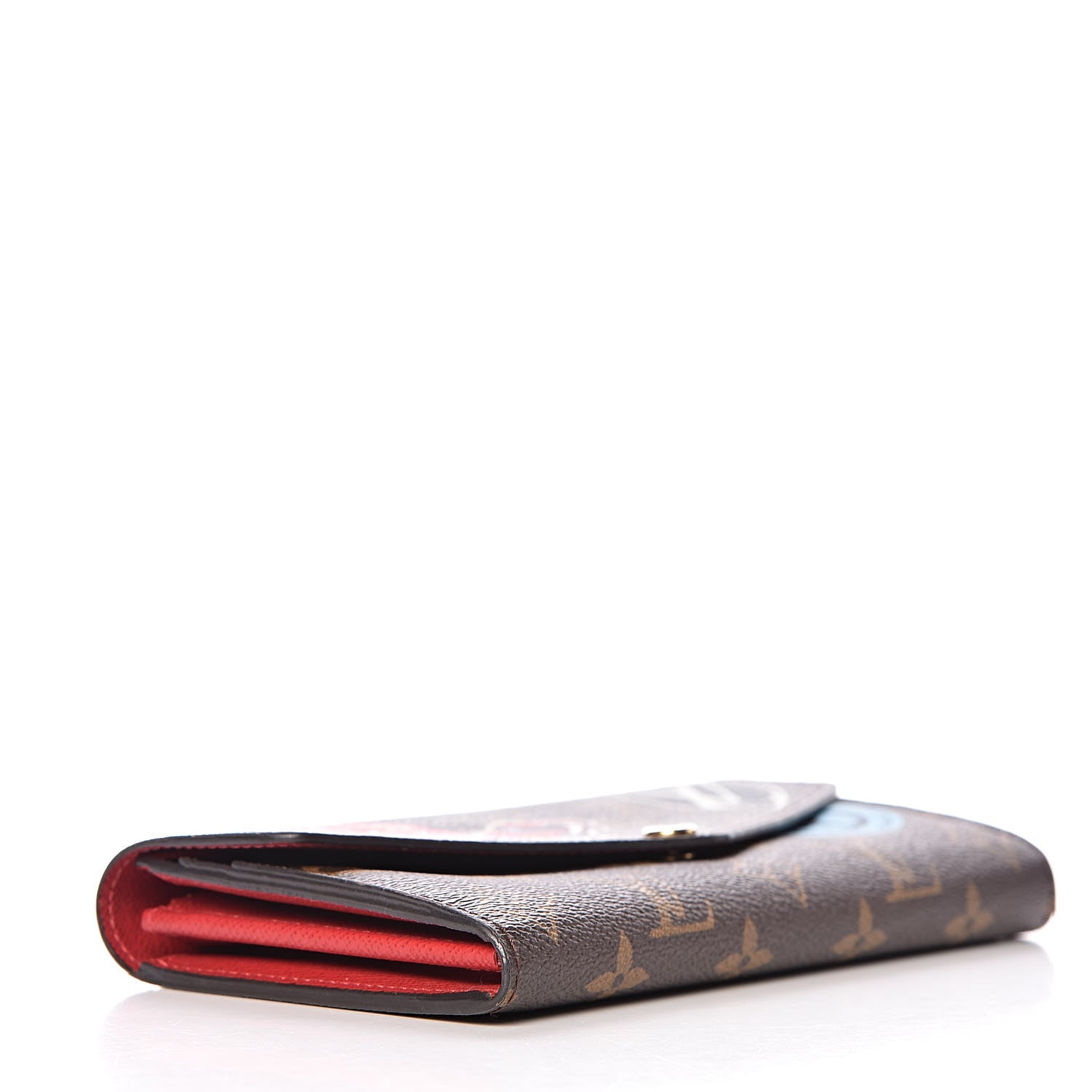 Louis Vuitton Monogram World Tour Sarah Wallet 4 of 10