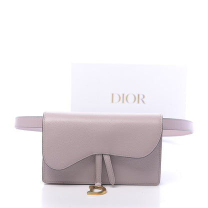 Christian Dior Grained Calfskin Saddle Belt Bag Light Purple 13 of 13