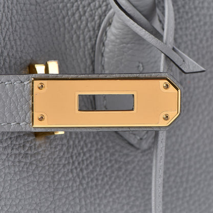 Hermes Togo Birkin 30 Gris Mouette 17 of 34