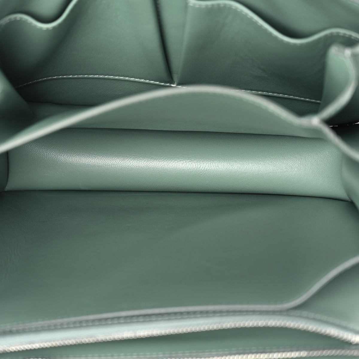 Celine Box Calfskin Medium Classic Box Flap Bag Celadon 5 of 13