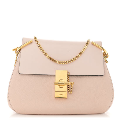 Chloe Grained Lambskin Medium Drew Shoulder Bag Cement Pink 1 of 13