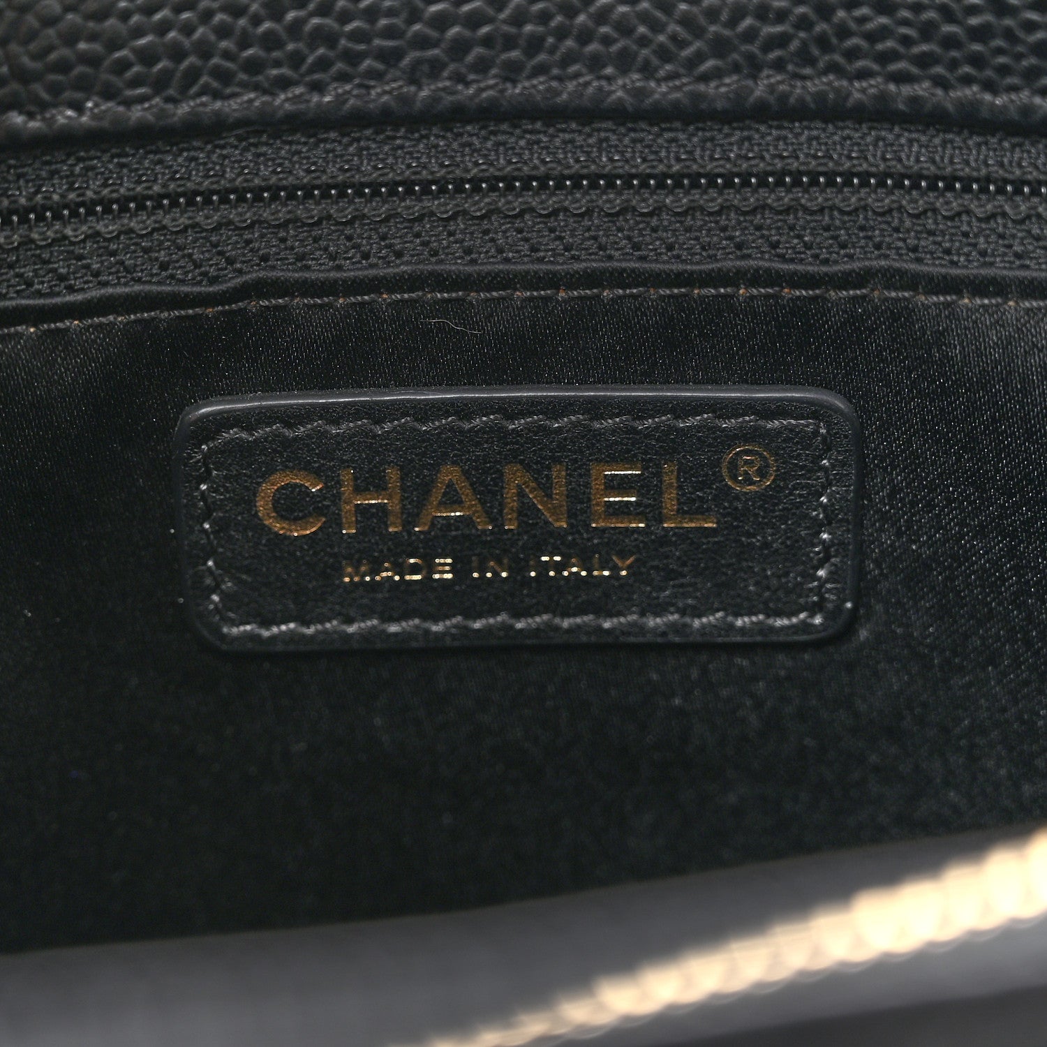 Chanel Caviar Quilted Grand Shopping Tote GST Black 6 of 13