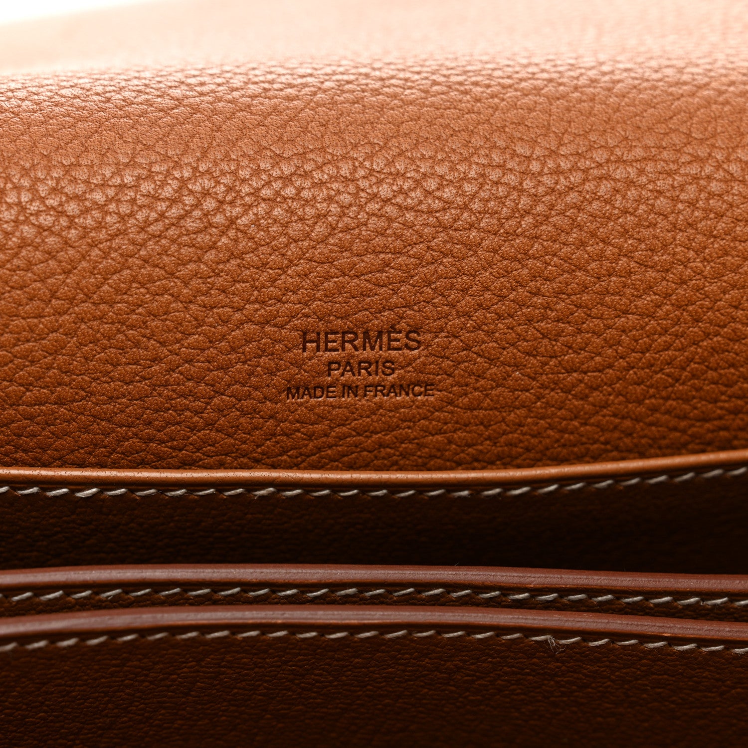 Hermes Barenia Faubourg Mini Sac Roulis Fauve 6 of 10