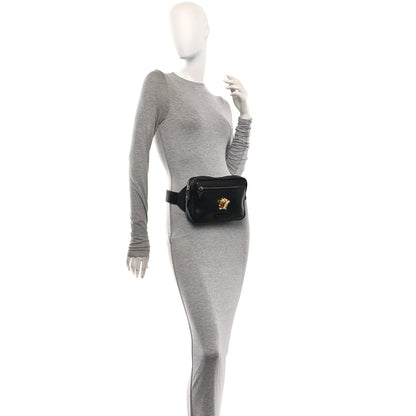 Versace Calfskin La Medusa Belt Bag Black 2 of 10