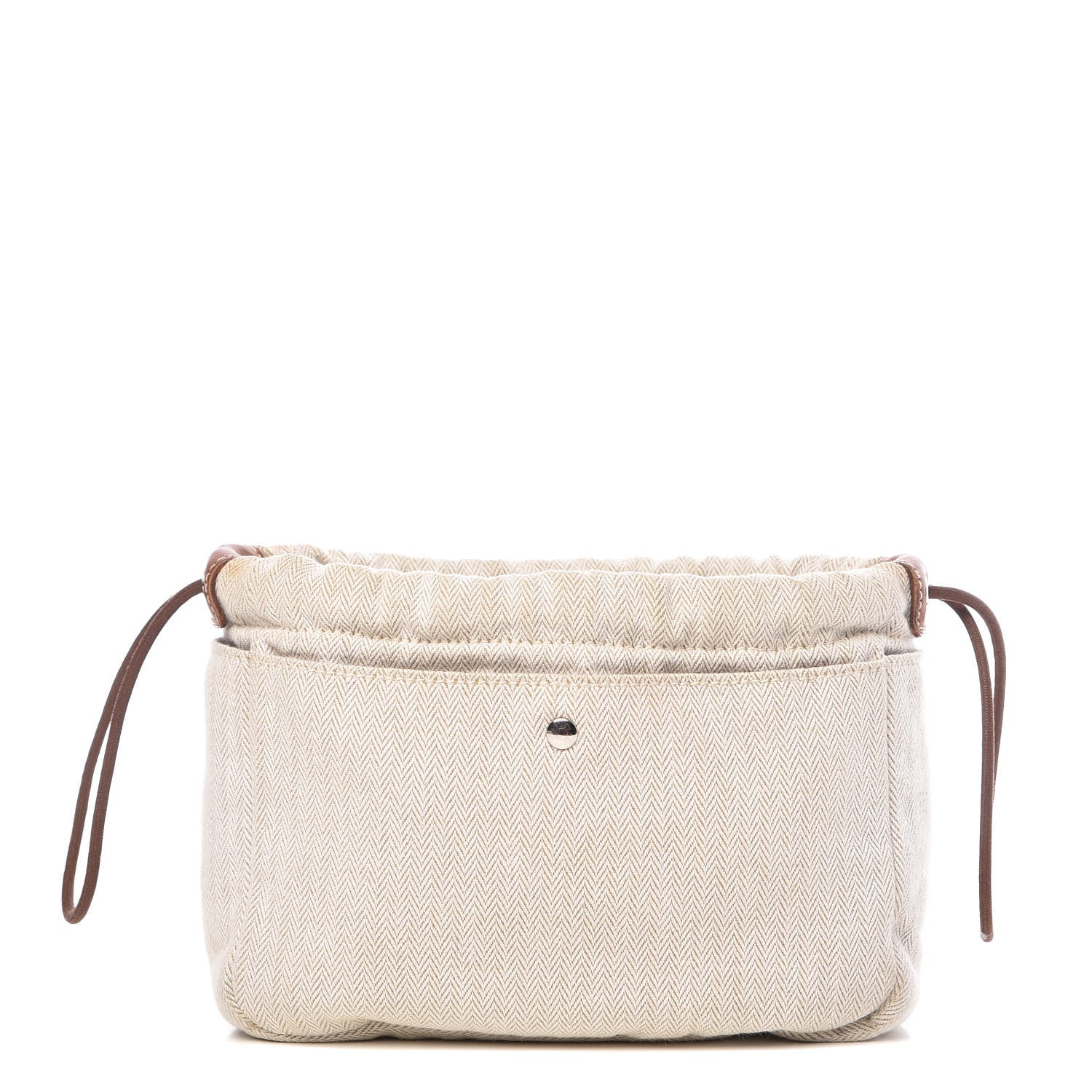 Hermes Canvas Barenia Fourbi 20 PM Pouch Naturel Fauve 1 of 8