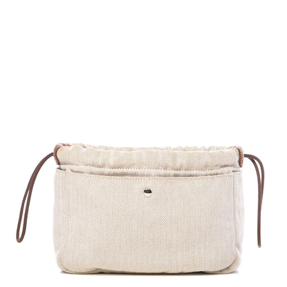 Hermes Canvas Barenia Fourbi 20 PM Pouch Naturel Fauve 1 of 8
