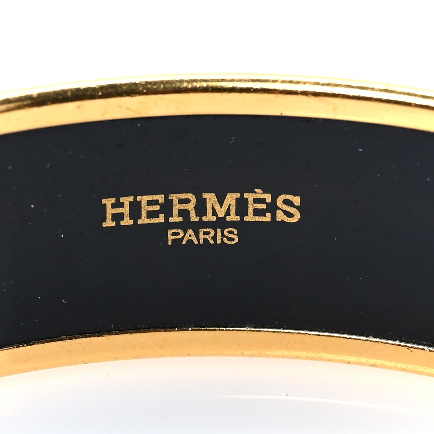 Enamel Wide Printed Capitales Bracelet 70