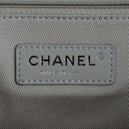 Chanel Glazed Calfskin Large Deauville Tote Black 6 of 7