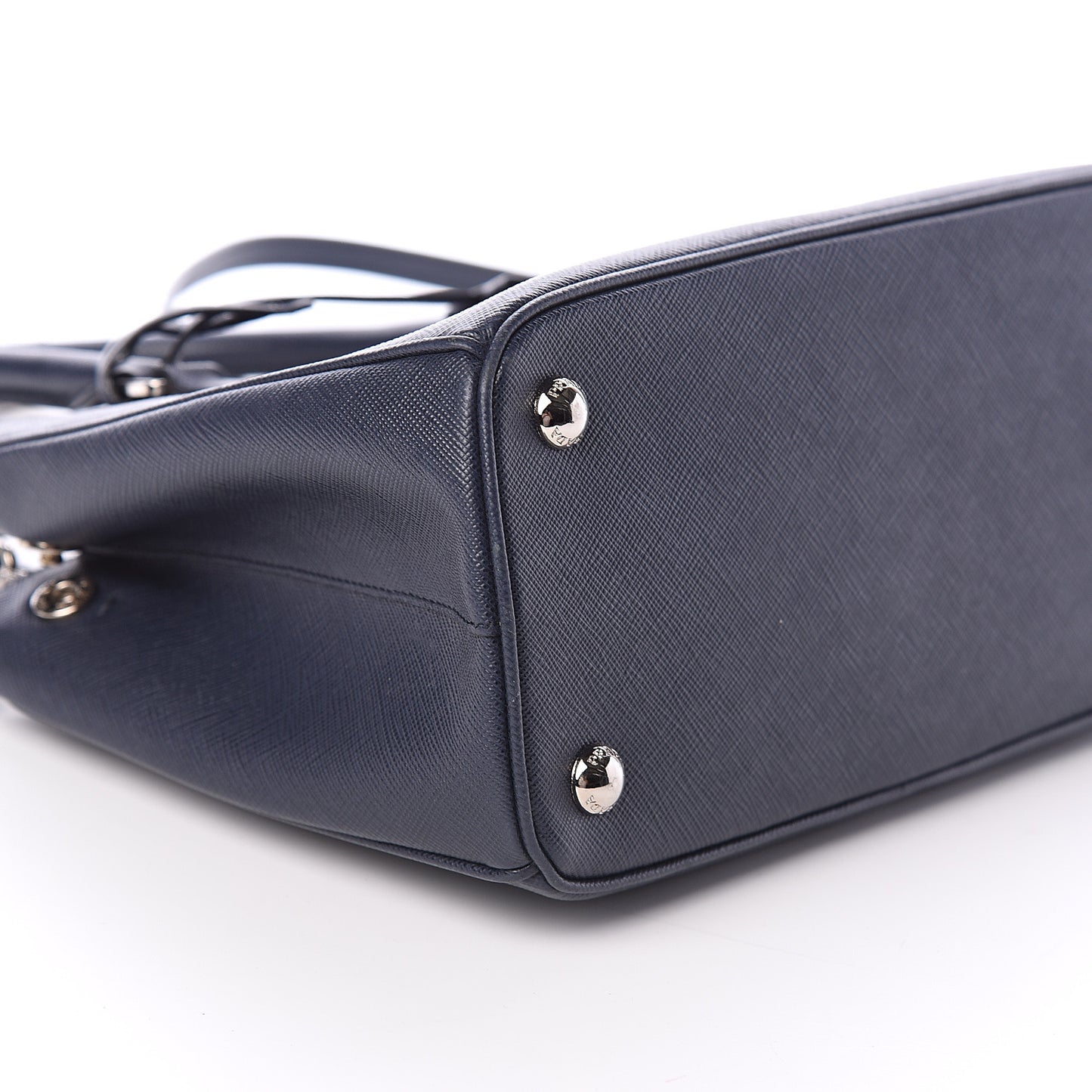 Saffiano Mini Galleria Double Zip Tote Baltico