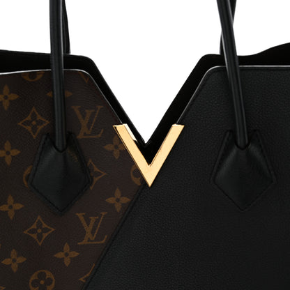 Louis Vuitton Calfskin Monogram Kimono Tote  Black 7 of 9