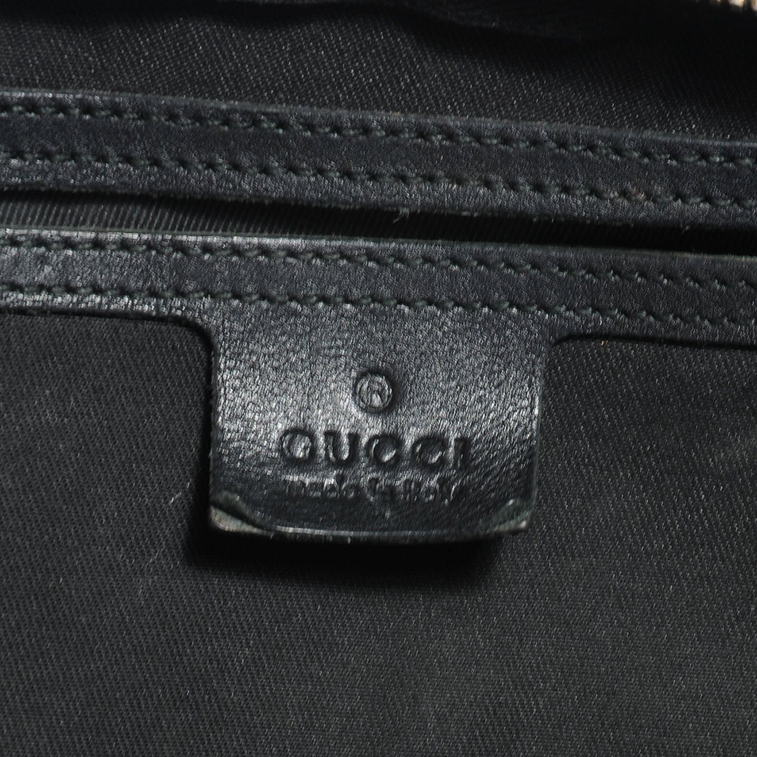 Gucci Crystal Monogram Medium Joy Boston Navy 7 of 11