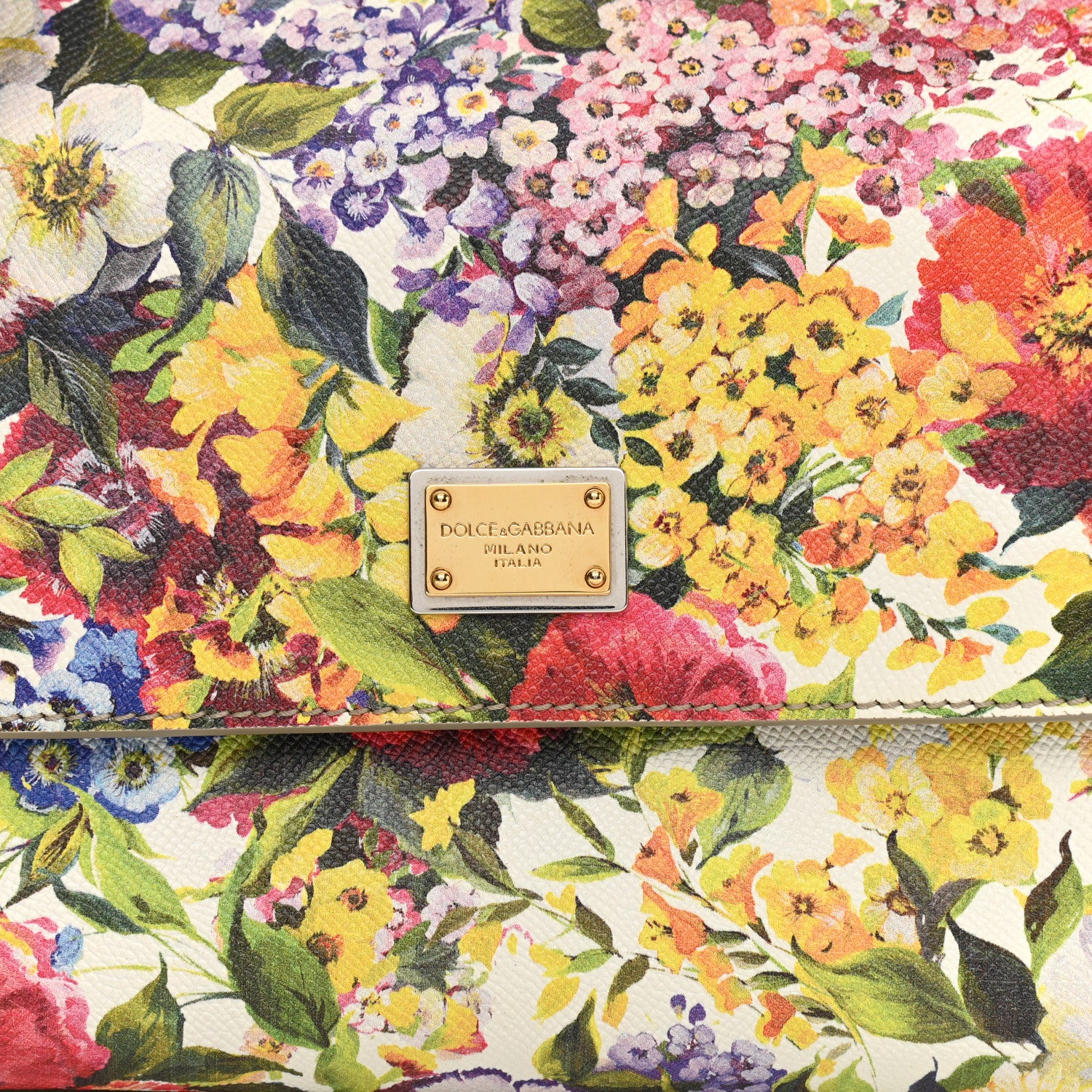 Dolce & Gabbana Dauphine Flower Print Medium Miss Sicily Satchel Multicolor 7 of 9