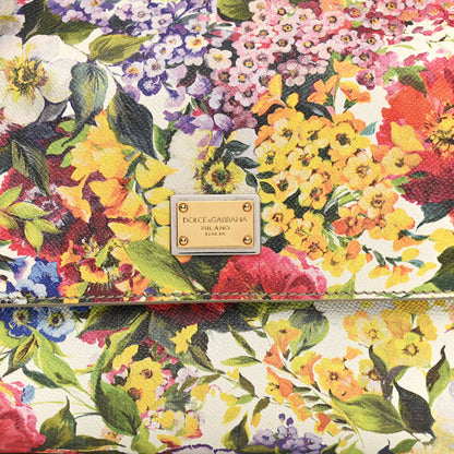 Dolce & Gabbana Dauphine Flower Print Medium Miss Sicily Satchel Multicolor 7 of 9