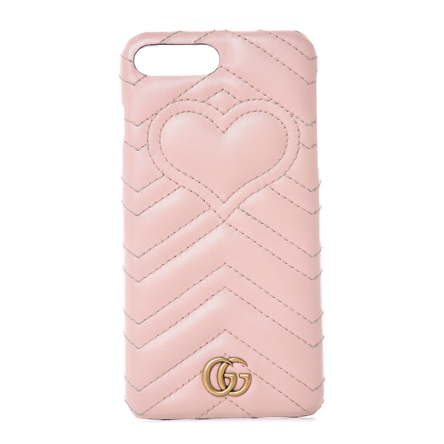 Gucci Calfskin Matelasse Marmont iPhone 7 Plus Case Pink 1 of 6
