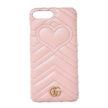 Gucci Calfskin Matelasse Marmont iPhone 7 Plus Case Pink 1 of 6