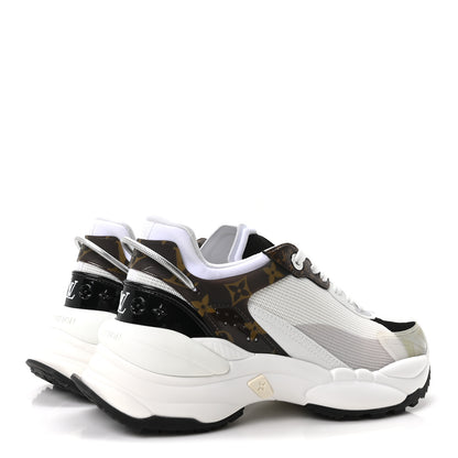 Louis Vuitton Monogram Calfskin Run 55 Sneakers 40 White 5 of 9