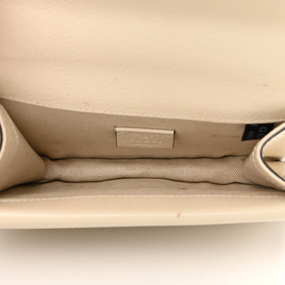 Gucci Textured Calfskin Crystal Mini Dionysus Shoulder Bag Mystic White 5 of 16