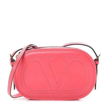 Valentino Garavani Vitello Small Logo Go Crossbody Bag Deep Rose 1 of 15