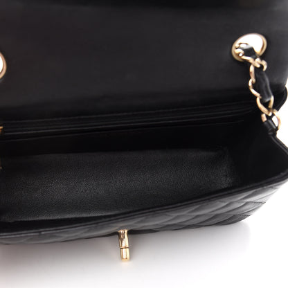 Chanel Lambskin Quilted Mini Rectangular Flap Black 4 of 10