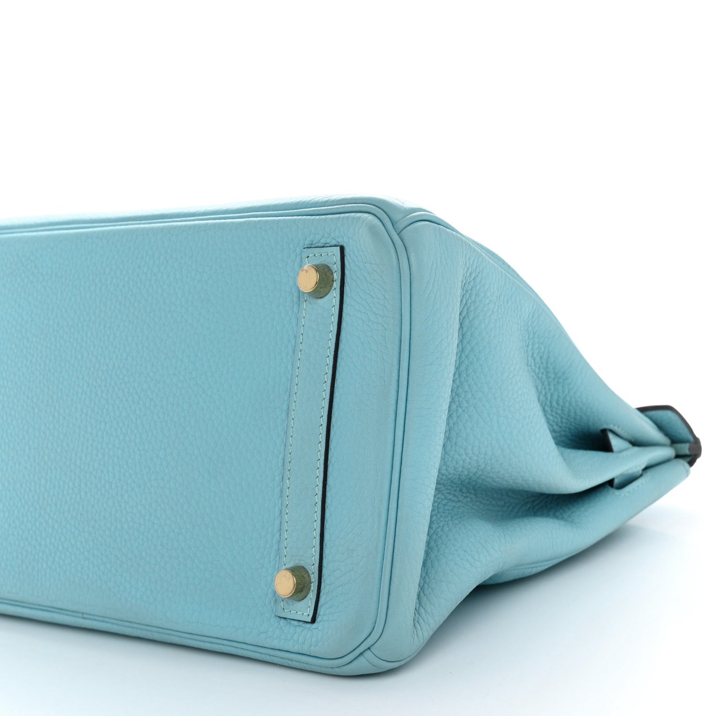 Taurillon Clemence Birkin 30 Bleu Atoll