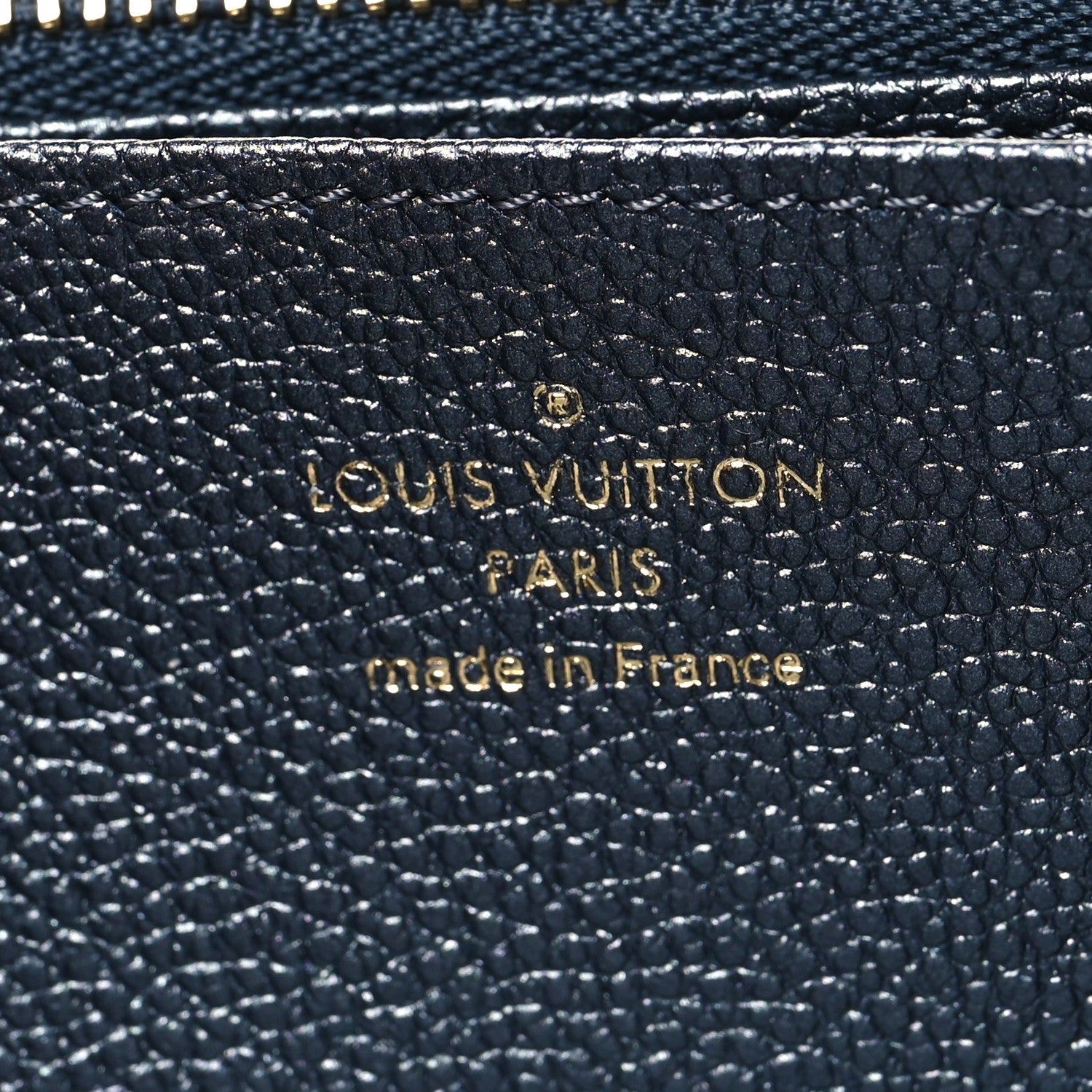 LOUIS VUITTON エピレザー ダイアリー ネイビー Pre-Owned Navy Damier Infini Zippy Vertical Wallet QJACBDBFNB003