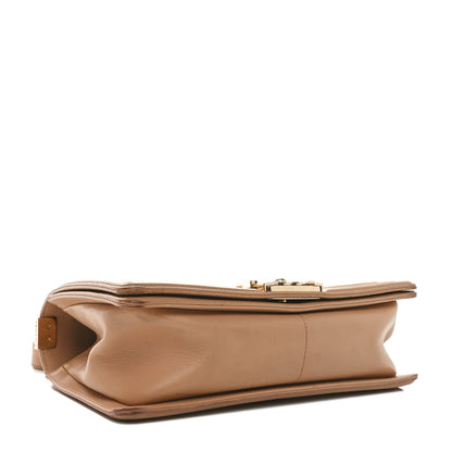 Chanel Lambskin Quilted Medium Boy Flap Beige 4 of 10