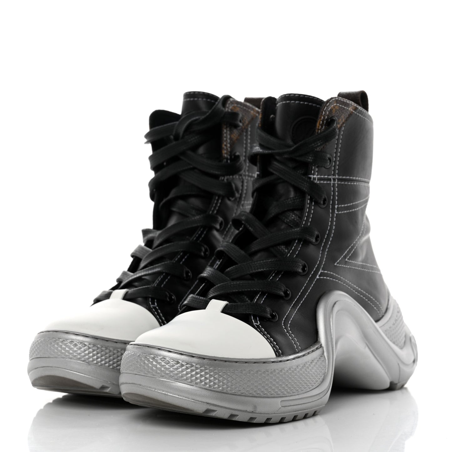 Calfskin LV Archlight Sneaker Boots 36 Black