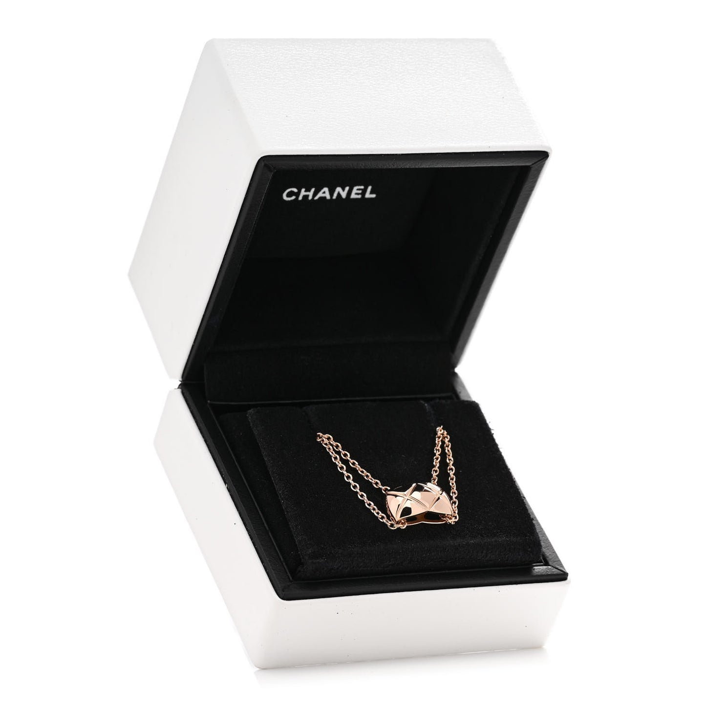 18K Beige Gold Coco Crush Pendant Necklace