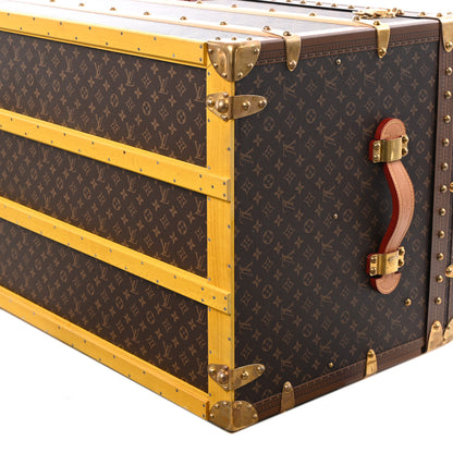 Louis Vuitton Monogram Malle Courrier Lozine Trunk 110 10 of 13