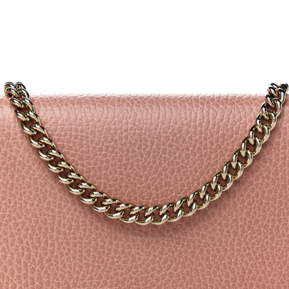 Gucci Dollar Calfskin Medium Betty Chain Wallet Soft Pink 7 of 8