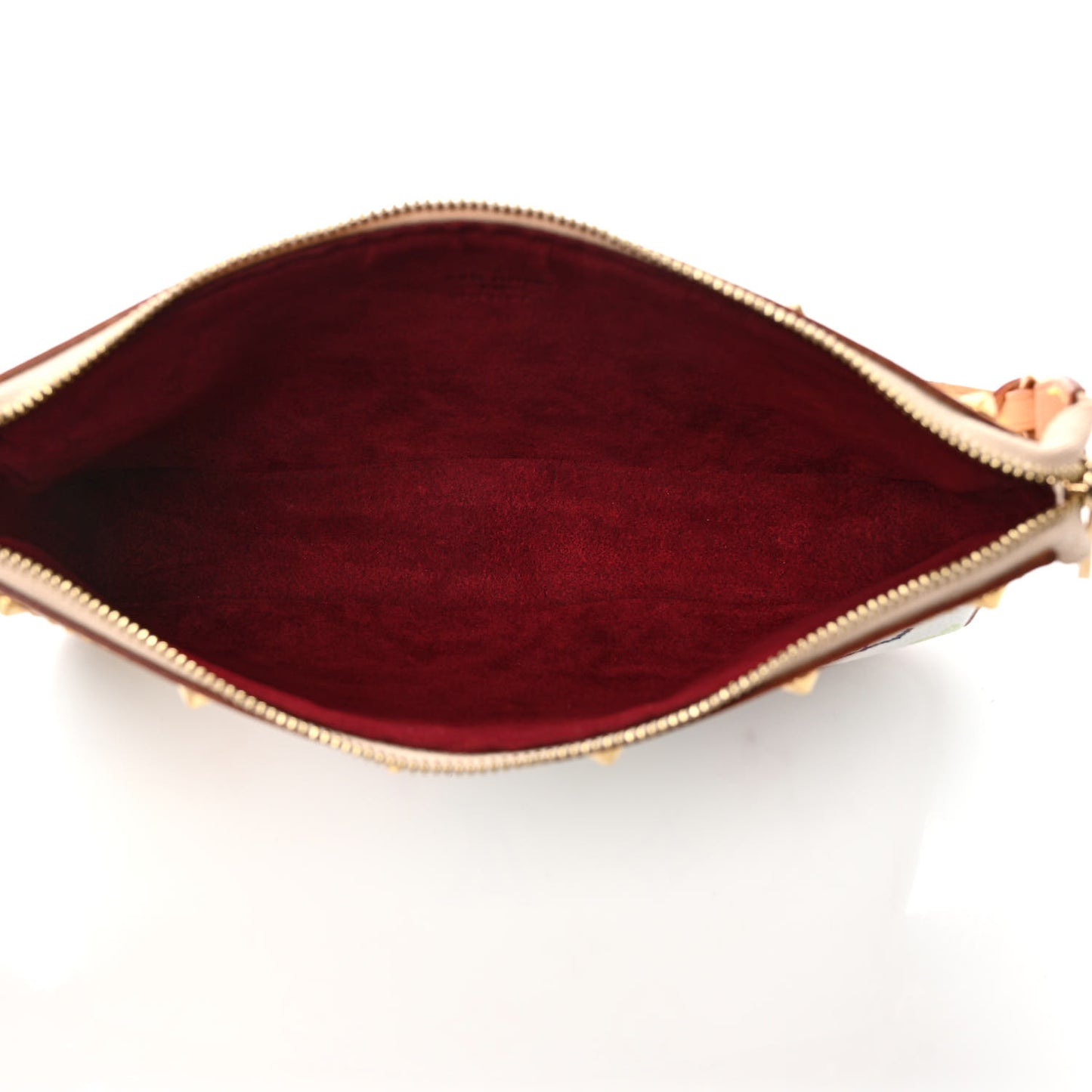 Monogram Multicolor Pochette Accessories White