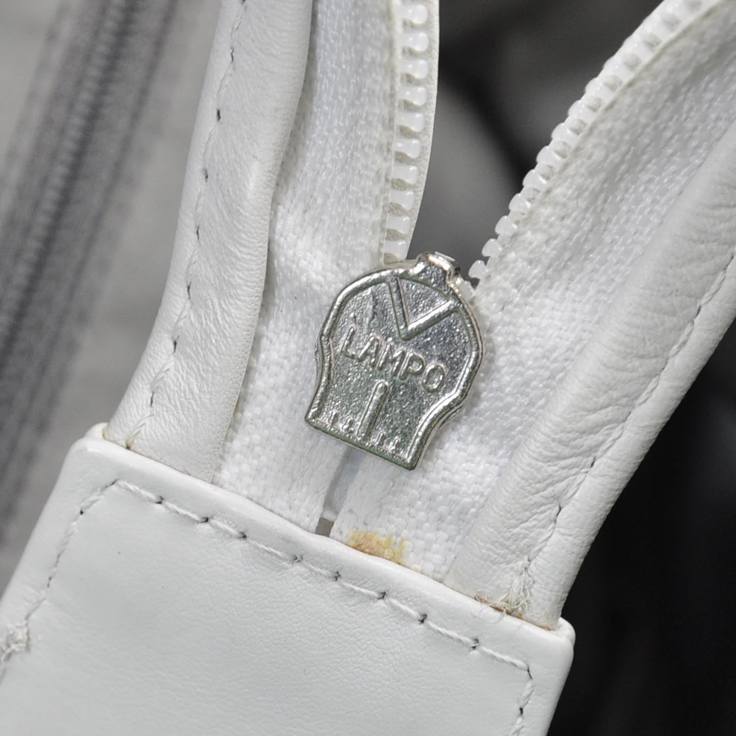 Chanel Leather Modern Chain Tote White 9 of 9