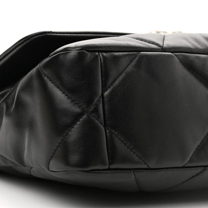 Chanel Lambskin Quilted Medium Chanel 19 Flap Black 9 of 11