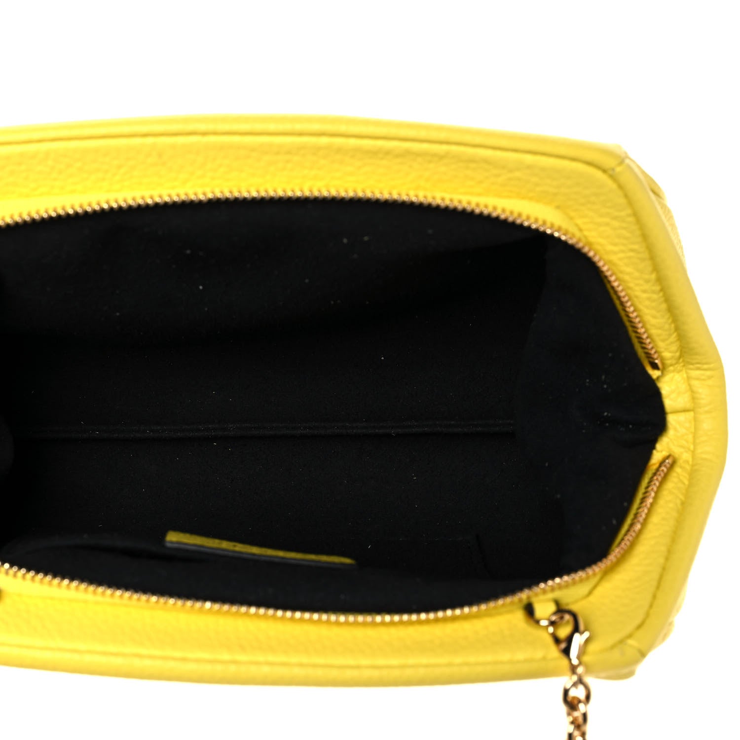 Salvatore Ferragamo Calfskin Small Gancini Crossbody Canary Yellow 5 of 12