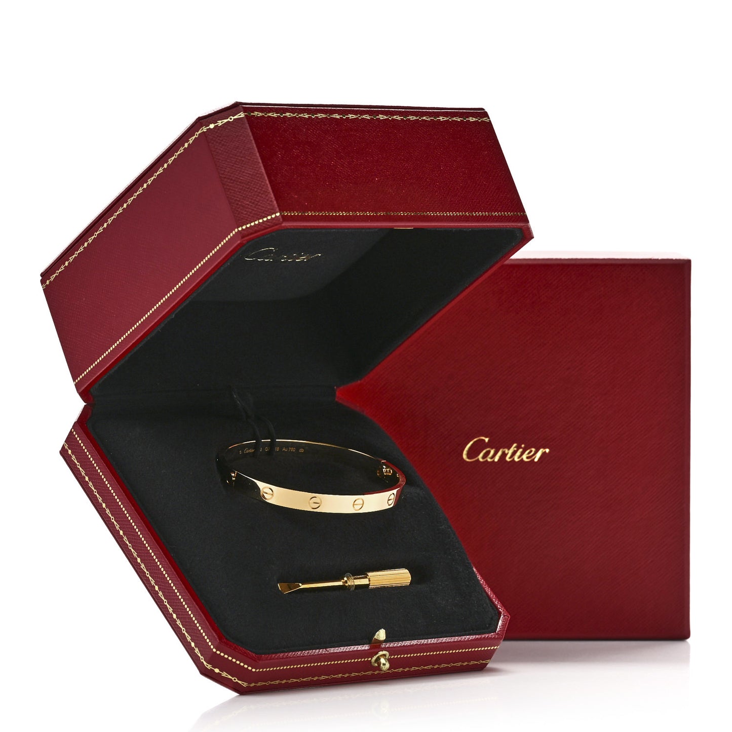 18K Yellow Gold LOVE Bracelet 17