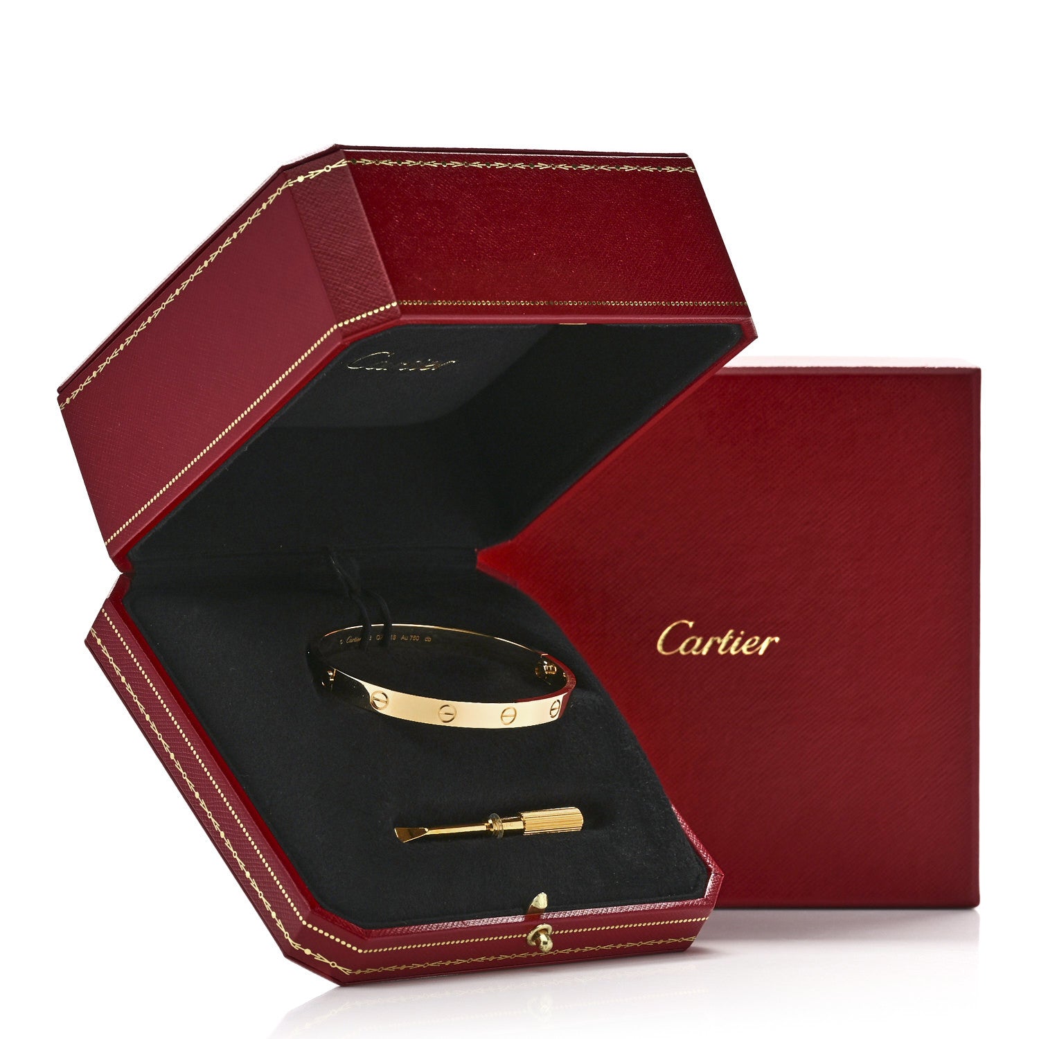 Cartier 18K Yellow Gold LOVE Bracelet 17 9 of 9