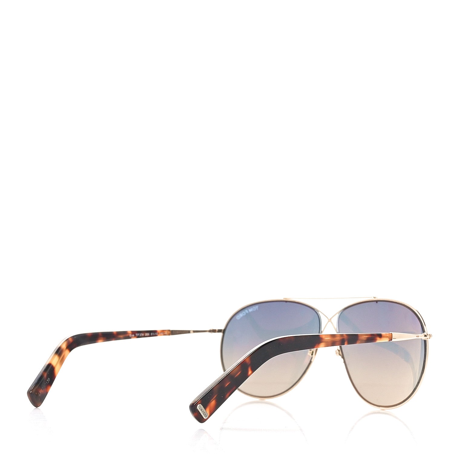 Tom Ford Eva Crossover Sunglasses TF374 Gold 4 of 7