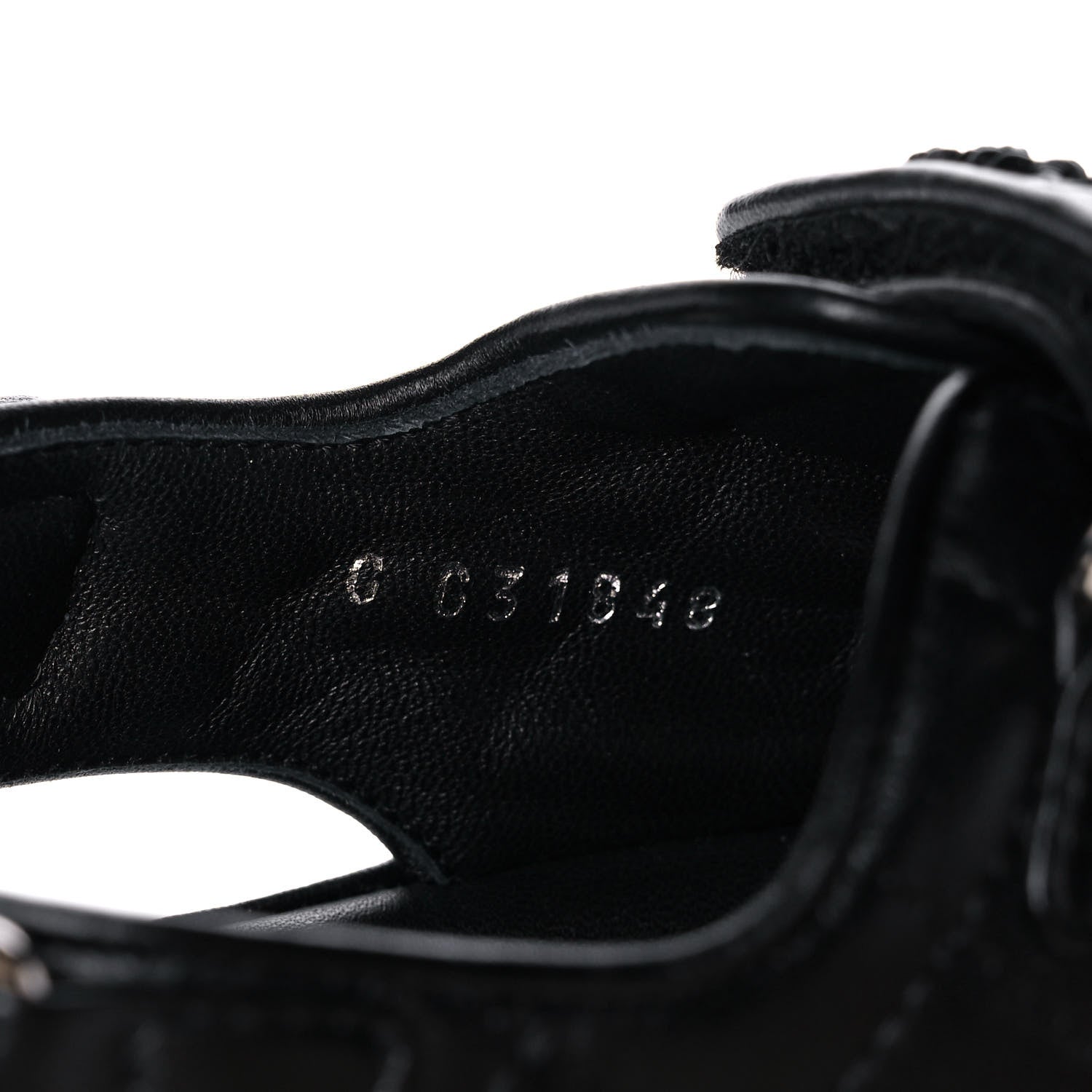 Chanel Lambskin Quilted Velcro Dad Sandals 39 So Black 8 of 10