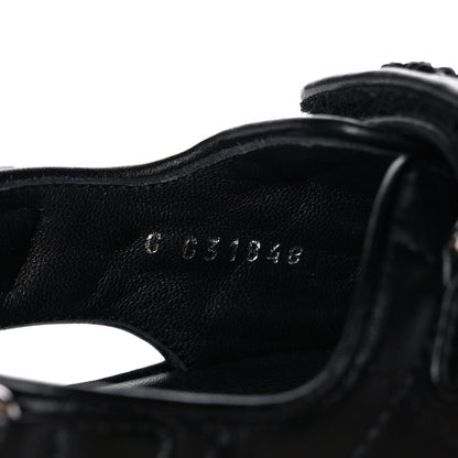 Chanel Lambskin Quilted Velcro Dad Sandals 39 So Black 8 of 10
