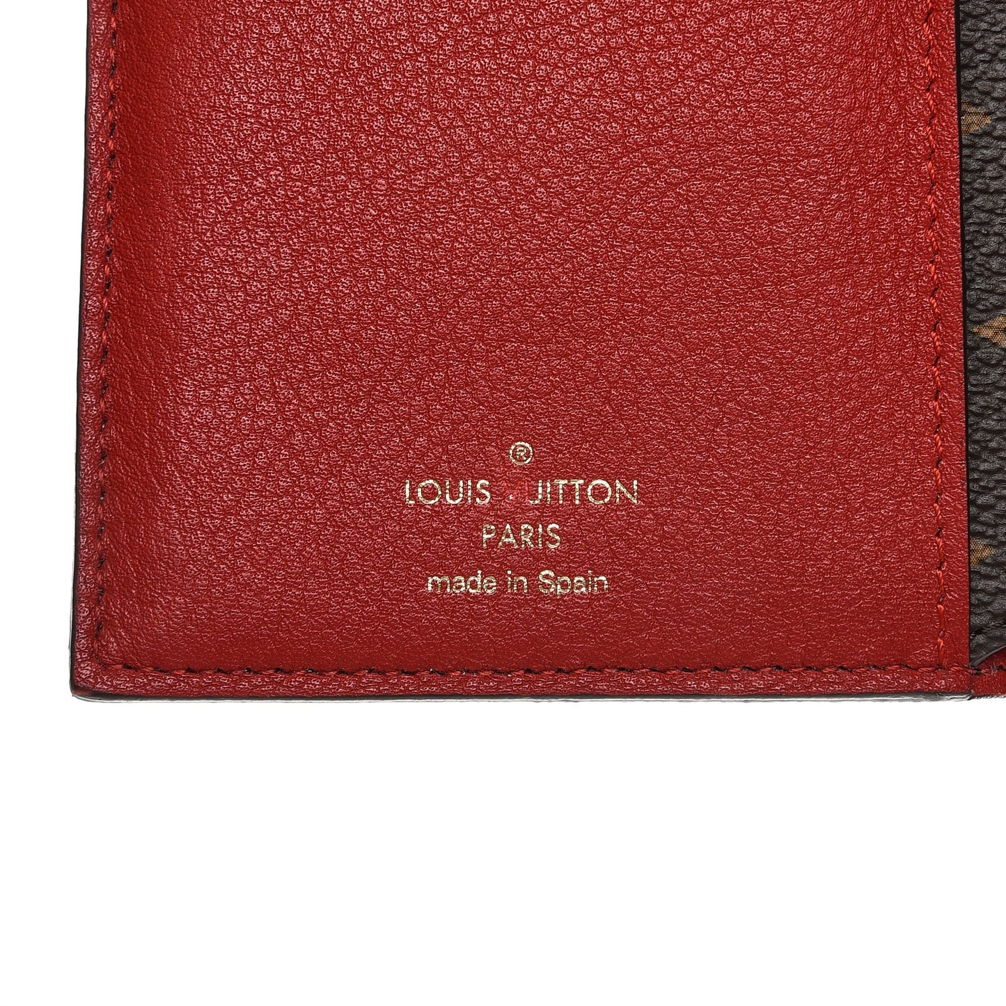 Monogram Pallas Compact Wallet Cherry