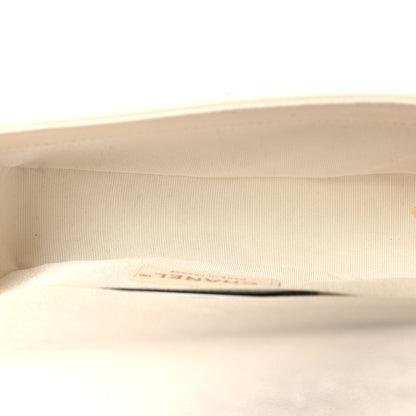 Chanel Caviar Quilted Small Boy Flap White 5 of 10