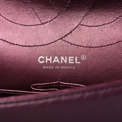 Chanel Aged Calfskin Quilted 2.55 Reissue 227 Flap Purple 8 of 9
