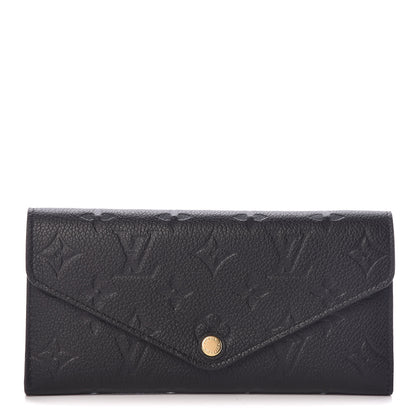 Louis Vuitton Empreinte Josephine Wallet Black 1 of 9
