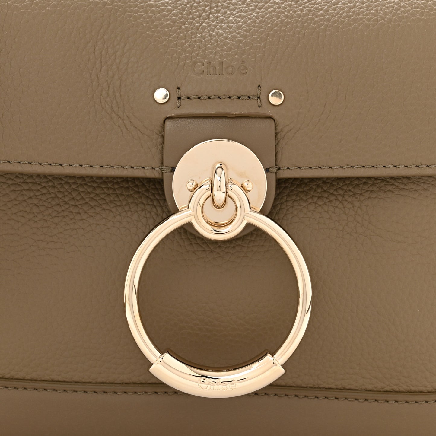 Calfskin Mini Tess Day Bag Motty Grey
