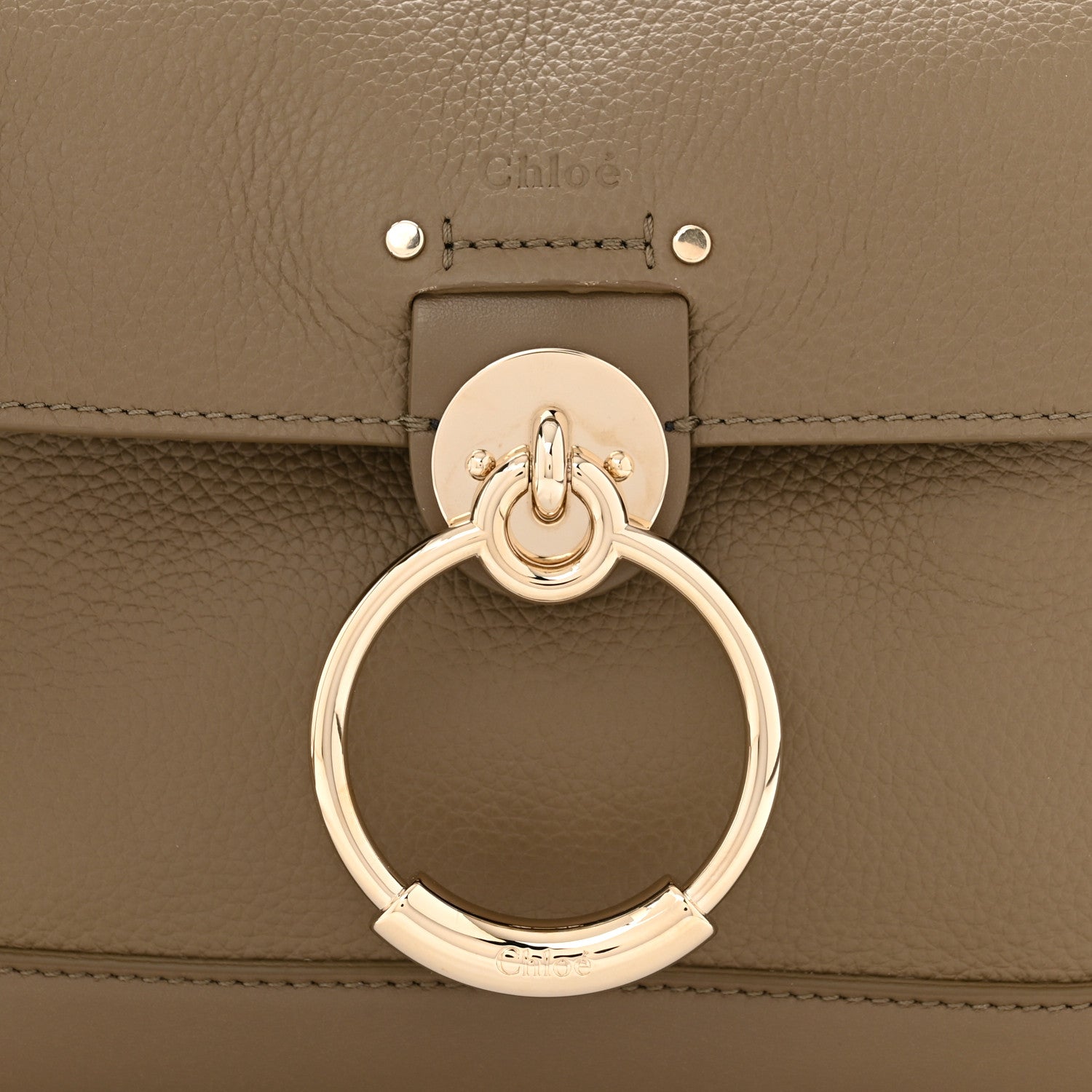 Chloe Calfskin Mini Tess Day Bag Motty Grey 8 of 10