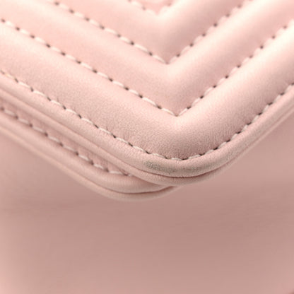 Chanel Calfskin Quilted Medium Boy Flap Light Pink 12 of 13