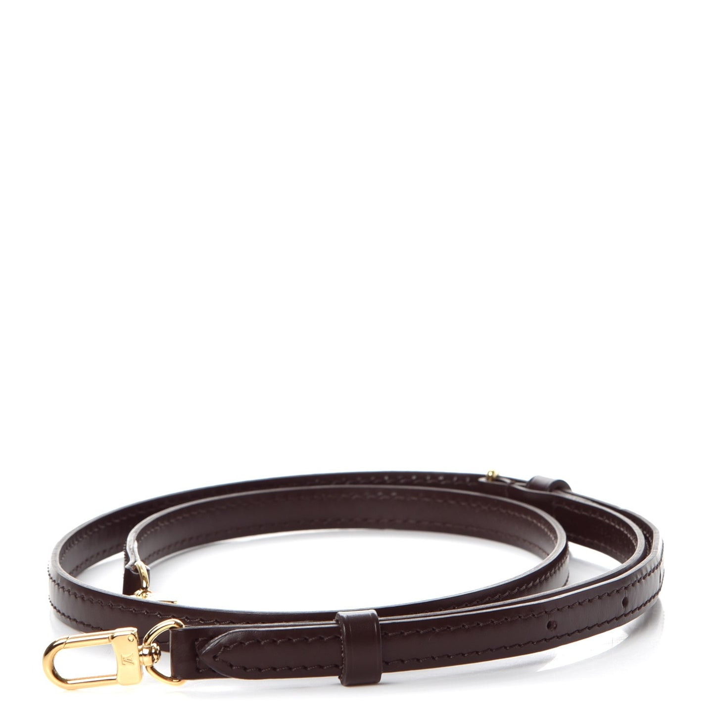 Calfskin 12mm Adjustable Shoulder Strap Brown