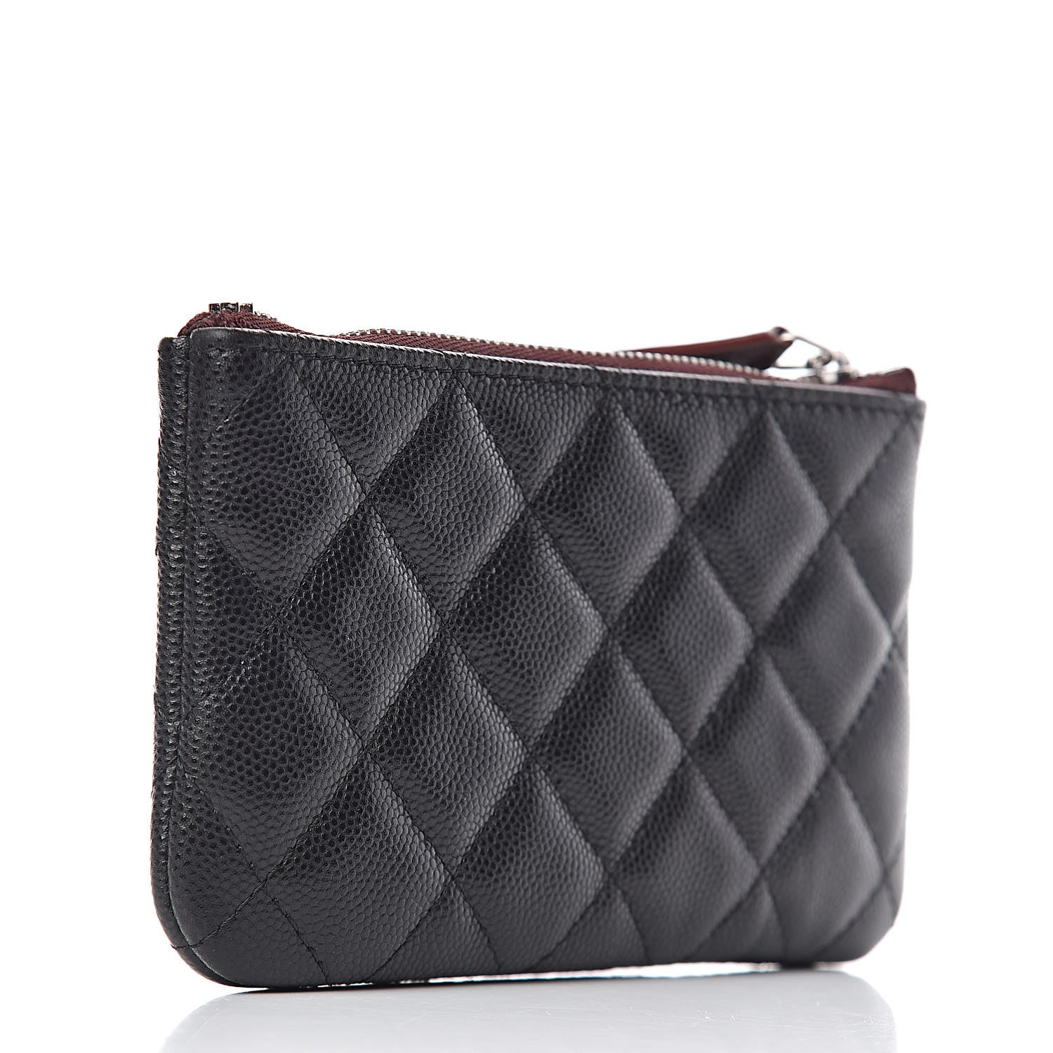 Chanel Caviar Quilted Small Cosmetic Case Black 3 of 8